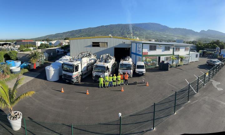 Travaux d'assainissement La Réunion